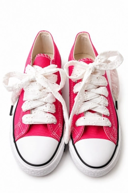 Nádherné tkaničky bílá madeira