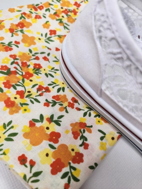 Bavlněné tkaničky Sluneční louka