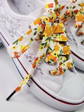 Bavlněné tkaničky Sluneční louka