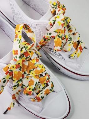 Bavlněné tkaničky Sluneční louka