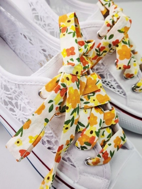 Bavlněné tkaničky Sluneční louka