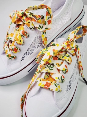 Bavlněné tkaničky Sluneční louka