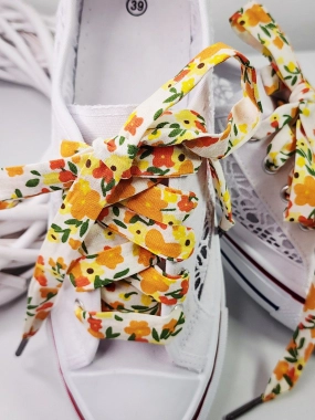 Bavlněné tkaničky Sluneční louka