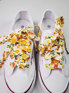 Bavlněné tkaničky Sluneční louka