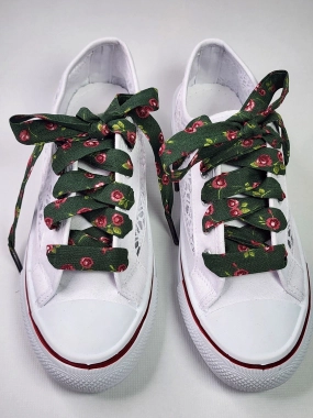 Bavlněné tkaničky Zelená louka