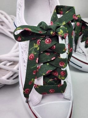 Bavlněné tkaničky Zelená louka